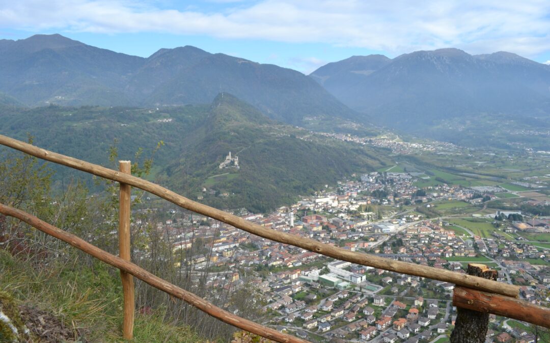 Passeggiata la Rocchetta, punto panoramico sulla bassa Valsugana