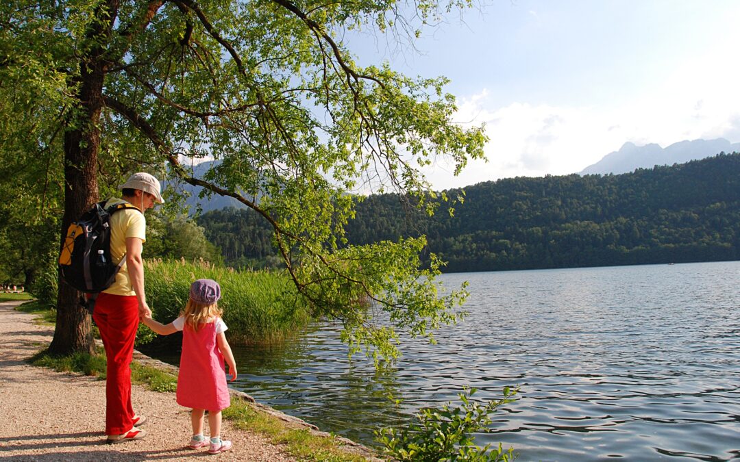 Passeggiata strada dei pescatori Lago di Levico